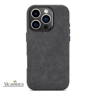 電話バックカバービッグプロモーションソフトiPhone 17用リアルアルカンタラ材料完全保護 - Product Image 1