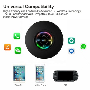 Ipx4 không thấm nước Loa Bluetooth không dây với cốc hút và mic đèn LED di động thể thao phòng tắm loa stereo - Product Image 6