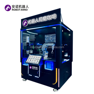 2025新型智能机器人咖啡师自动售货机机器人售货亭爪机