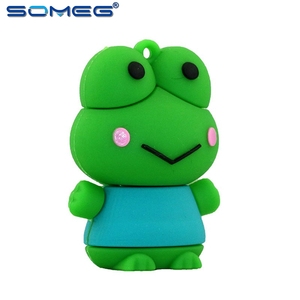 ビッグアイズフラッシュ128GBペンドライブ4GB 8GB 16GB 32GBかわいいカエルPendrive 64GB USBメモリースティックギフト