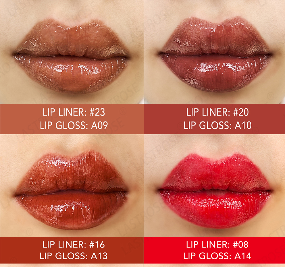 Un kit de labios (set de labial y delineador de labios)