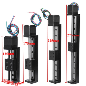 Mini XYZ <strong>Axis</strong> T-type <strong>CNC</strong> <strong>Sliding</strong> Table <strong>Rail</strong> Linear Stage Steel Transport Guide Platform Stepper Motor Drive <strong>Kit</strong> Core Bearing - Product Image 2