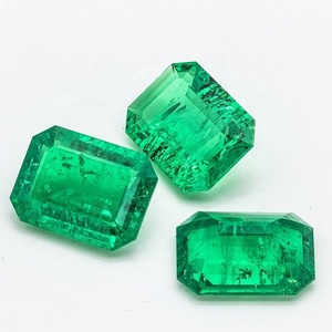Büyük boy cabochon buz çatlak ve dahil olmak üzere hidrotermal kolombiyalı zümrüt zümrüt - Product Image 4