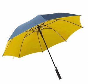 商家出售可定制标志坚固耐用的半自动雨伞直设计，用于旅行塑料手柄 - Product Image 6
