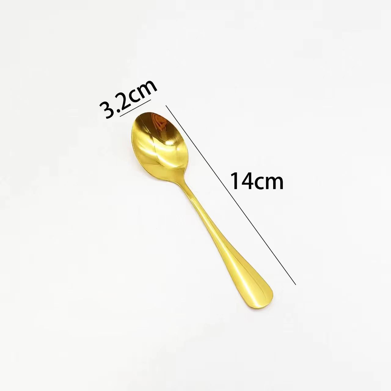 Cuillère à thé dorée