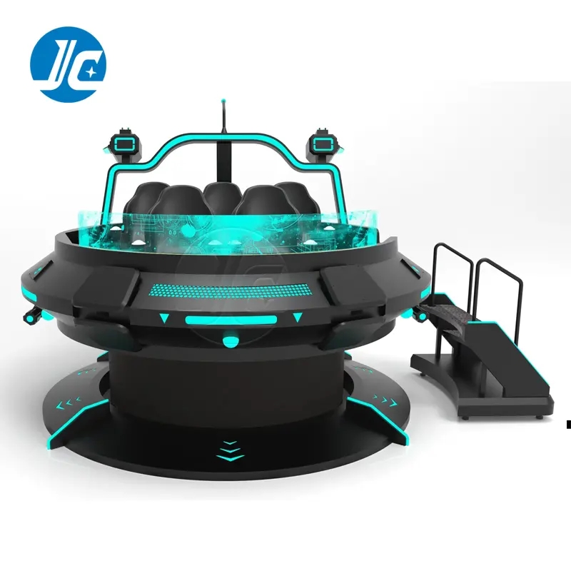 360 VR simulateur 360 degrés rotatif VR Machine 9D simulateur de réalité virtuelle 5 sièges VR Magic UFO