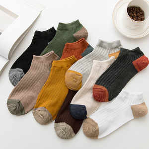 Jingwen ถุงเท้าคอตตอนถุงเท้าหุ้มข้อสไตล์ชนเผ่าใส่สบายสำหรับผู้ชาย - Product Image 6
