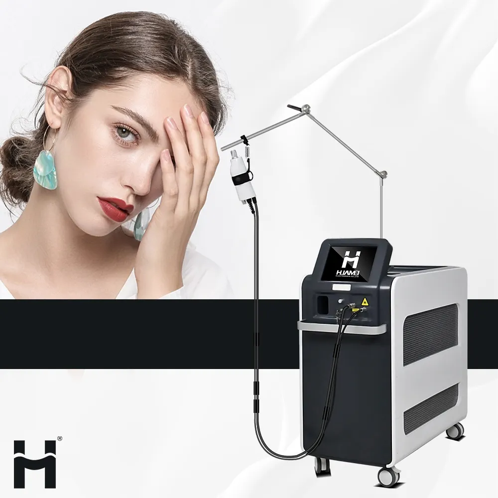 Máquina de remoção de pelos e tatuagens para peças a laser HUAMEI Alexandrite Laser 1064Nm 532Nm Q com comutador Q para Huawei NEW 2025