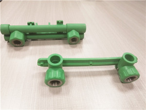 PPR כפול נקבה מרפק שתי ידית מיקסר למקלחת OEM אופנה עיצוב 20 שנים ספק הטוב ביותר מכירות