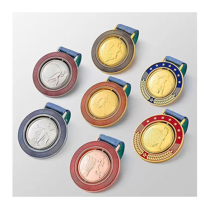 Lencana medali sekolah penjualan laris medali ulang tahun kustom olahraga Zinc Alloy souvenir wisuda grosir medali cor Australia