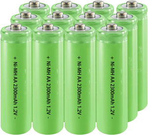 充電式バッテリーNIMHAA 2300mAh 1.2V AAA AA SC C D、A Welcome OEM Accepted Add pins wire connector