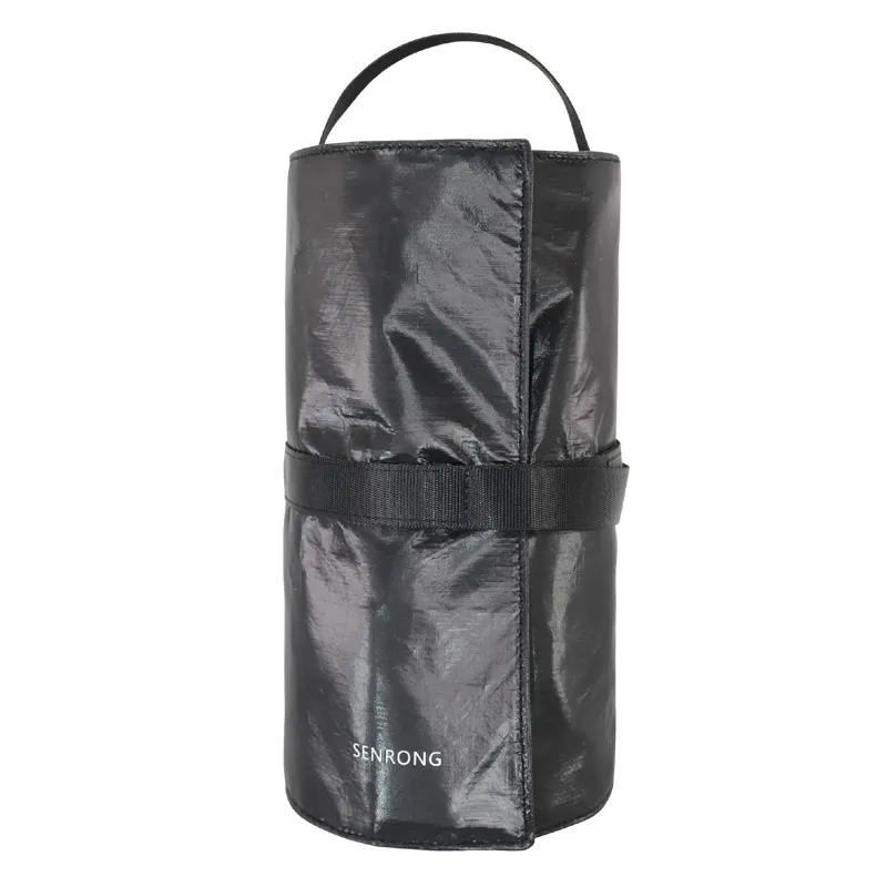 防水化粧ポーチ-トラベルアクセサリー/トイレタリーロールバッグ用の軽量TYVEK化粧ポーチ