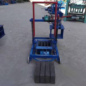 Blocos de tijolos de concreto para fabricação, fabricante manual de tijolos de cimento móvel