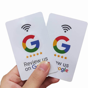 Código QR programable personalizado tarjeta RFID de negocios NFC TARJETA DE REVISIÓN DE Google - Product Image 2