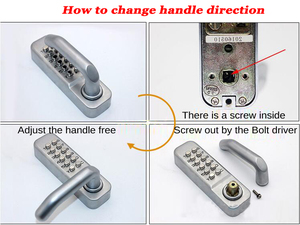 35mm <strong>Lock</strong> Mechanism Zinc Alloy Rainproof Pushbutton <strong>Lock</strong> for Exterior Gate <strong>Security</strong> <strong>Keypad</strong> Mechanical Handle <strong>Lock</strong> - Product Image 4