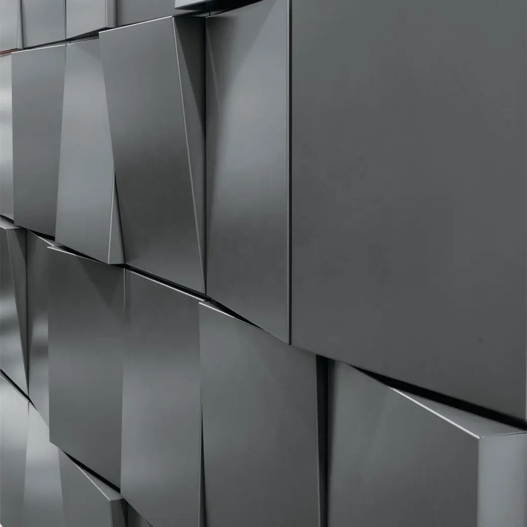 2023 nouvelle conception de matériaux de construction de panneaux muraux de façade en aluminium perforé