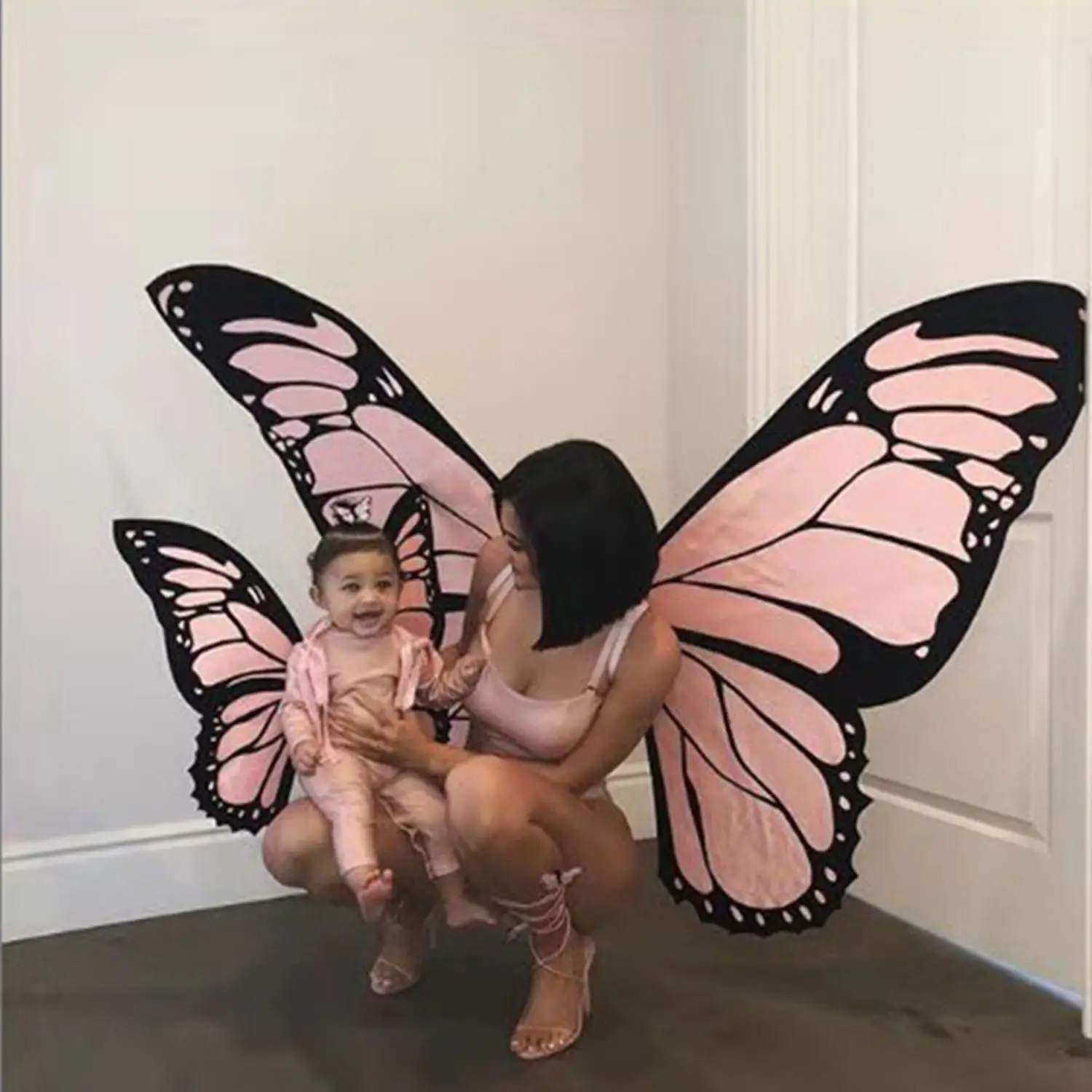 LWZ30102 Butterfly Wings Costume Cosplay adulti bambini Halloween Holiday Festival Stage Party Fairy Dress Up Costumes