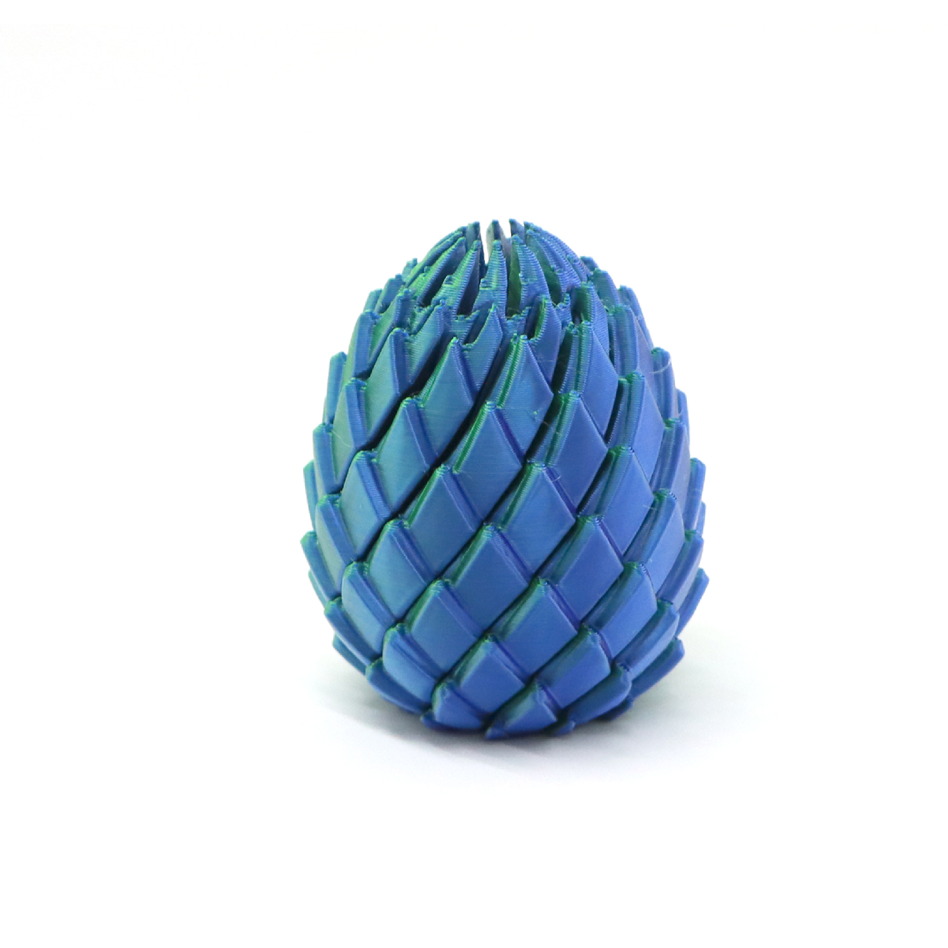 Grand 65cm65cm75cm-torsion-libération anti-stress oeuf-bleu-vert gr