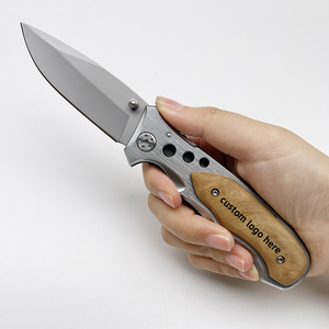 Bán buôn khắc gỗ ô liu xử lý túi dao EDC bushcraft cắm trại ngoài trời sống sót chiến thuật săn bắn dao - Product Image 4