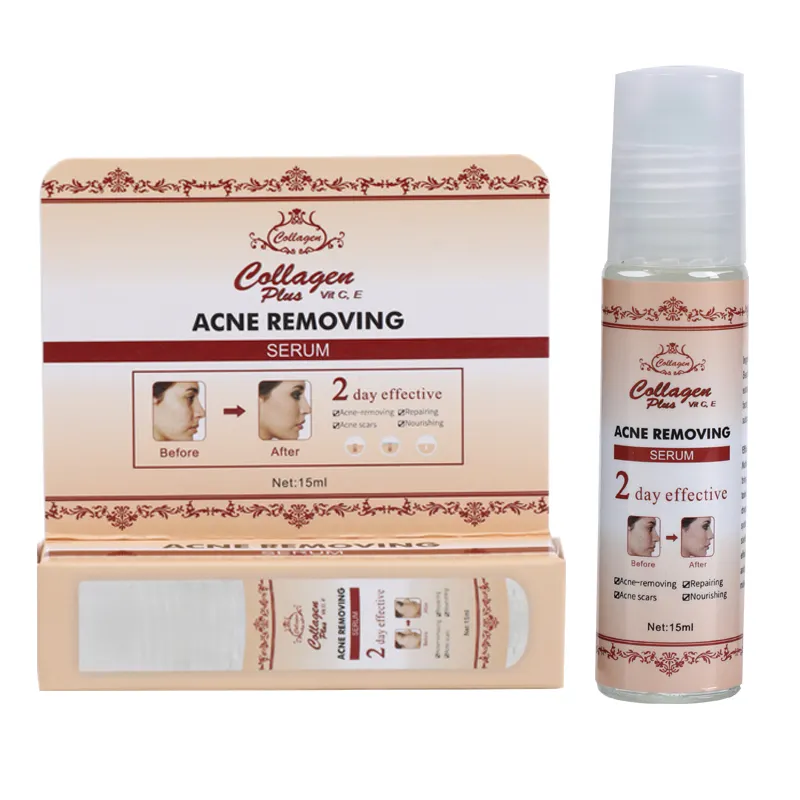 Siero antiacne acido efficace per 2 giorni collagene Acne brufolo cicatrice riparazione siero per il trattamento dell'acne