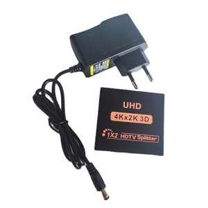 HD Video Spliter & Converter 1-In 2-Out 2-Way Port HDTV Extender Video Splitter Distributor