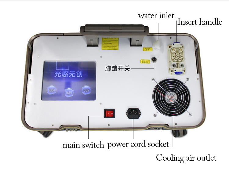 Portable Ultrasound Pico Laser Machine Laser 1064nm 532nm