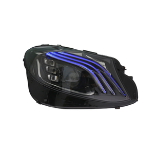 Conjunto de faro delantero LED completo actualizado para Mercedes Benz w213, faro delantero de coche LED Clase C 2015, programa Plug and Play - Product Image 1