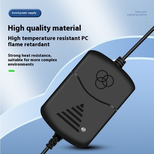 Adaptador de cable doble de 24W, salida de 12V para cámara de vigilancia, tira de luz LED, ventilador de Motor, material de PC ABS, adaptador de corriente de salida múltiple - Product Image 5