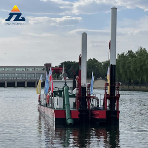 Proyecto de dragado de fabricación de arena para minería de oro con propósito de río interior marino, cortador de barco de trabajo, draga de succión con flotador y tubería - Product Image 4