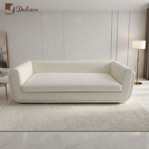 Sencillo Estilo Italiano Color Crema Cómodo Descanso Villa Sala de estar Sofá Práctico - Product Image 4