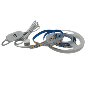 Factory Direct 1m 2m 3m <strong>LED</strong> Strip Light 2835 60LED 5V USB Power PC Body IP20 Rating Light Strings Offered - Product Image 1