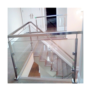 Prima fabrika Modern açık balkon güvenlik korkuluk hiçbir pas paslanmaz çelik korkuluk ile cam sonrası teras korkuluk tasarımlar - Product Image 2