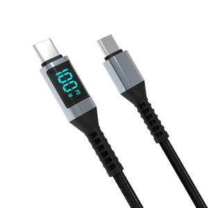 Ivanhoe 100W 5A Type C TO Type-C สายชาร์จเร็ว PD จอแสดงผลดิจิตอลสำหรับ Huawei Xiaomi Apple และ Android คอมพิวเตอร์ - Product Image 2