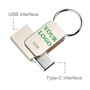 2 in 1 MINI tip c USB2.0/USB3.0 Metal UDP USB C Flash sürücü özel LOGO Memory Stick 4GB 128GB tip c mini Memory Stick - Product Image 1