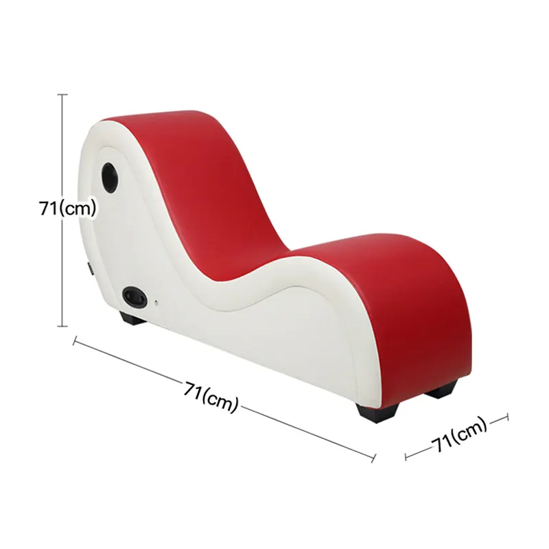 Cadeira de yoga para casais, casais ergonômicos, interativos, romântico, embutido, vermelho, preto e branco, sofá de posição sexual