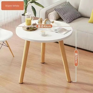 Bàn cà phê phòng khách hộ gia đình Bàn tròn căn hộ nhỏ sofa bàn bên sang trọng đơn giản hiện đại Bàn cà phê ban công - Product Image 6