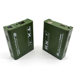 EU Adapter Transmits 4K Video Signals Over Long Distances Through <strong>Optical</strong> Fiber Supports KVM and RS232 Function - Product Image 2