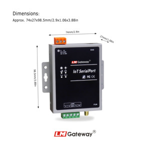 LM SerialPort 101 Serial Converter WiFi Mqtt Tcp Iot Modbus Gateway Bidireccional Transparente RS232 RS485 a Servidor de dispositivo Ethernet - Product Image 4