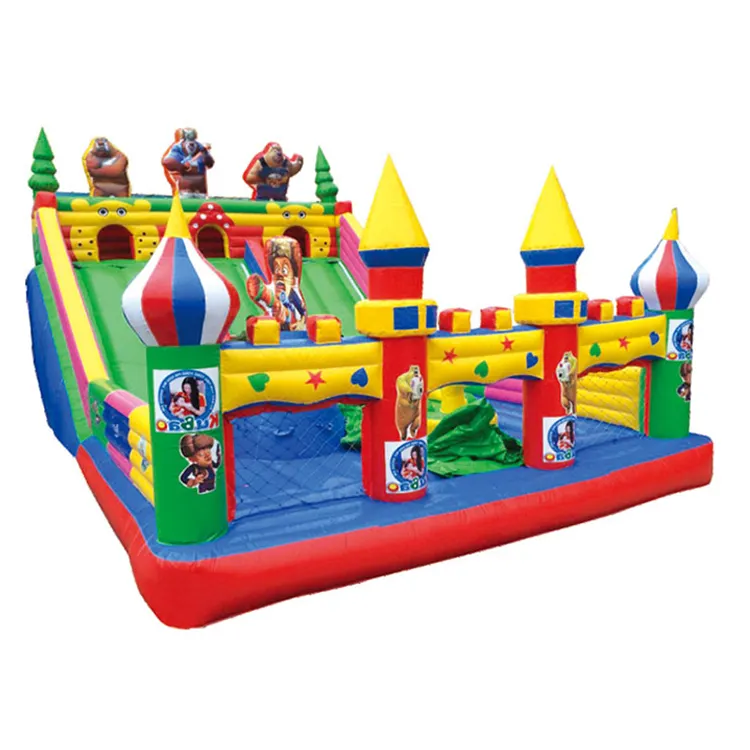 Novo castelo do campo, castelo bouncy, castelo inflável comercial