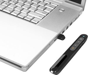 2.4GHz Wireless USB PowerPoint PPT Presenter telecomando puntatore Laser Clicker Flip Laser Pen - Product Image 3
