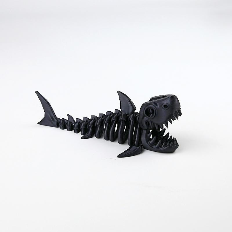 15cm black bone shark