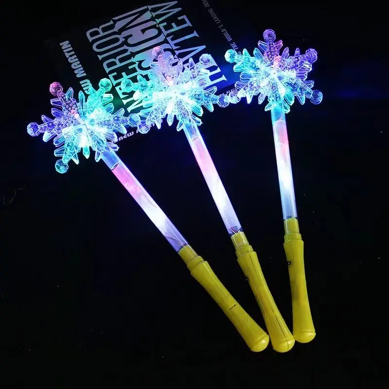 Colorido fiesta Flash Clapper Glow Stick Light Up Stick Halloween juguetes para niños para concierto