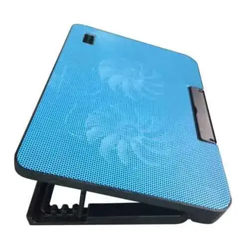 N99 Laptop Koelbox 2 Ventilatoren Cooling Pad Stille Laptopstandaard Met Verstelbare Standaard Voor Gaming Notebook