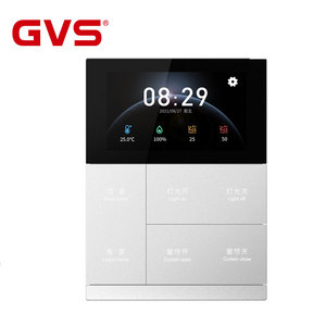 <span class=keywords><strong>KNX</strong></span> EIB fabrika akıllı ev bina otomatik sistemi 4 Gang plastik/Metal Dimmer anahtarı dokunmatik akıllı duvar anahtarları - Product Image 1