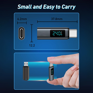 240W 40gbps快速充电usb-c适配器公母数字显示交流输出快速传输手机电脑笔记本电脑 - Product Image 4