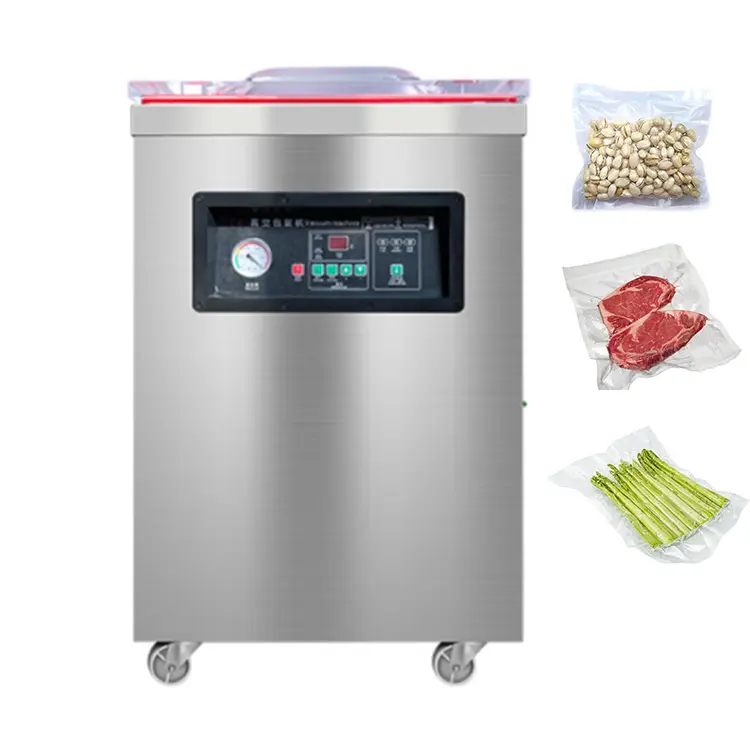 Taze dondurulmuş sebze ve sebze vakumlama makinesi makine paketleme, gıda torbası için vakum paketleme makinesi
