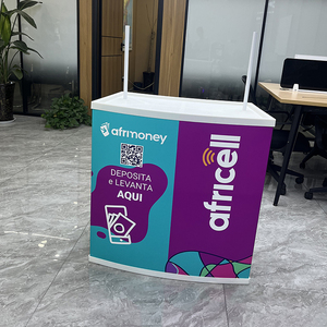 工厂价格促销台展示零售便携式展览展示促销台广告表 - Product Image 3