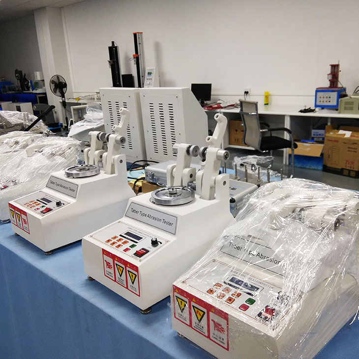 Taber abrasion testing equipment/machine/instrument