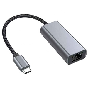 Convertidor de red de 2,5G, adaptador Usb de 100/1000/2500Mbps, SIN controlador necesario, adaptador Ethernet de red Rj45, 2,5G - Product Image 1