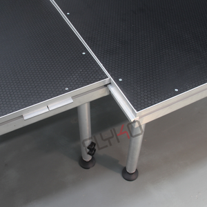 Aluminium 1,22*1,22 m oder 1,22*2,44 m Mini tragbare Bühnen plattform mit fester Höhe, einfach einzurichten, hochwertige Bühnen plattform zum Verkauf - Product Image 6